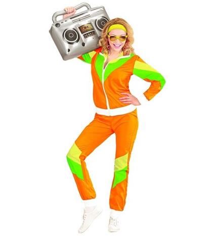 80er Joggingdragt, orange