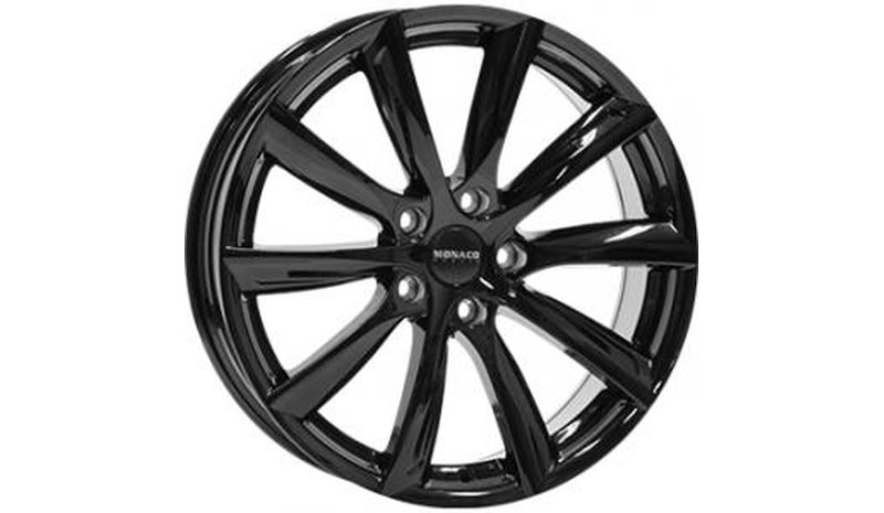 Monaco GP6T Gloss Black 9.5x21 5/114.3 ET40 B64.1 – kuva 1/2