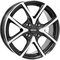 Monaco CL2 Gloss Black Polished 8x19 5/114.3 ET42 B67.1 – kuva 1