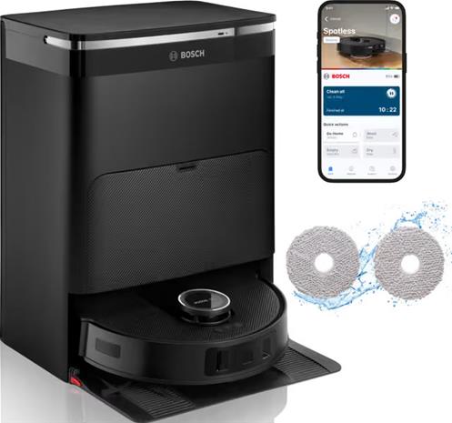 Bosch Spotless Max BCRDW3B, moppaava robotti-imuri