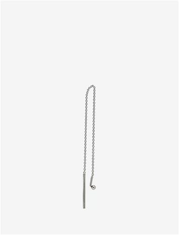 Design Letters Earring Chain Silver