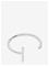 Design Letters Ring Silver A-Z I – kuva 3
