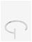 Design Letters Ring Silver A-Z J – kuva 3