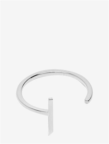 Design Letters Ring Silver A-Z J