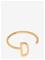 Design Letters Ring Gold A-Z D – kuva 3