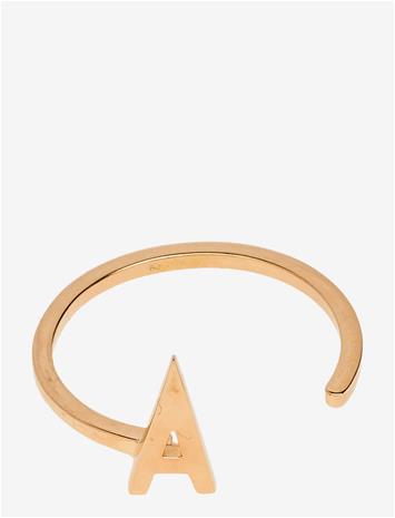 Design Letters Ring Gold A-Z A