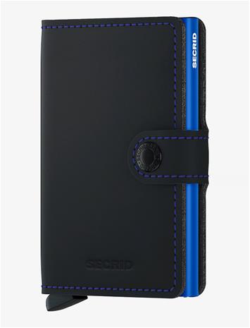 Secrid Miniwallet Matte Black & Blue