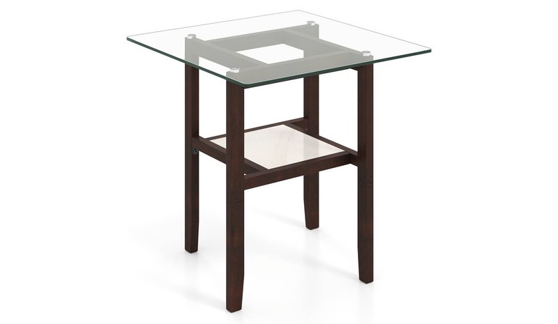 Sivupöytä 61x61x62cm, ruskea väri – kuva 1/1