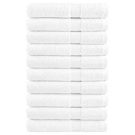 vidaXL Premium Pyyhkeet SOLUND 10 kpl valk. 100x200 cm 600 gsm