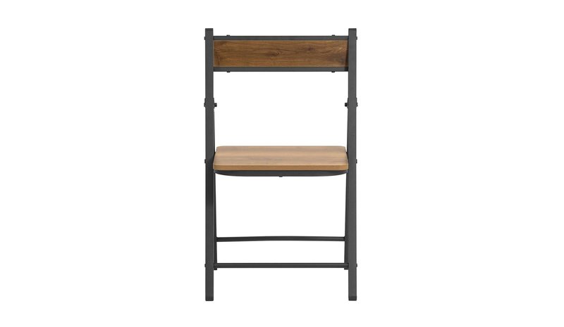 Taittuva tuoli 80x48x46cm., musta/ruskea – kuva 1/1