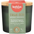 Bolsius-tuoksuinen kynttilä purkissa true Joy - Botanic Freshness