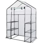 Kasvihuone 143x73x195 cm, Pvc-kalvo, metallirunko