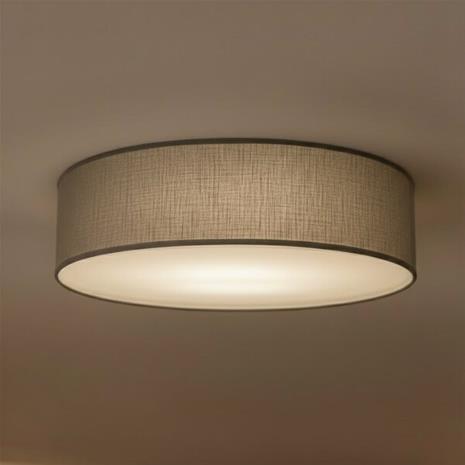 Marshall-kattovalaisin, harmaa, Ø 50 cm, metalli/rottinki