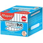 Valkoinen liitu Maped White'Peps, 100 kpl