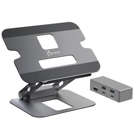 j5create JTS327 Multi-Angle 4K Docking Stand