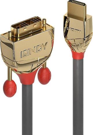 Lindy Gold Line adapter cable - HDMI / DVI - 2 m – kuva 3/4