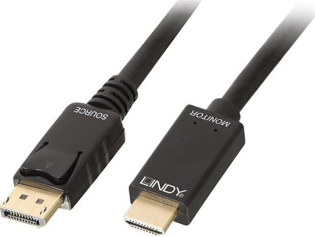 Lindy DisplayPort to HDMI Cable - 0.5m