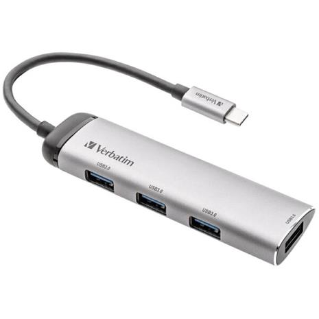 Verbatim USB-C Multiport Hub Four port USB 3.2 Gen 1 – kuva 3/3