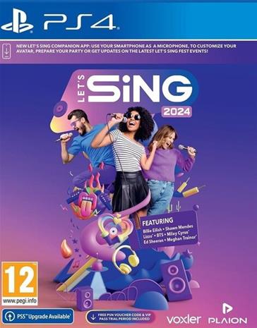 Let's Sing 2024, PS4 -peli