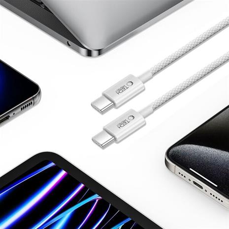 Tech-Protect Ultraboost Lite USB-C PD60W/3A Cable 100 cm - Grey