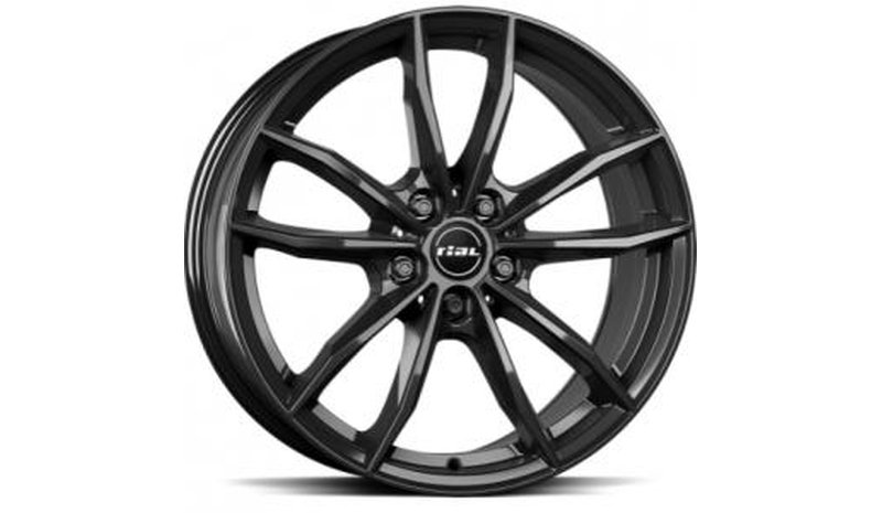 Rial X12 Diamond Black 7.5x18 5/112 ET51 B66.5 – kuva 1/2
