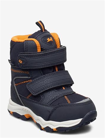 Leaf Siljan Talvikengät, Navy/Orange, 25