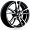 Racer Wave Light Black Machined Face 7x17 5/114.3 ET43 B66.1 – kuva 1