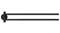 tesa Moon Black two-armed towel holder self-adhesive – kuva 4