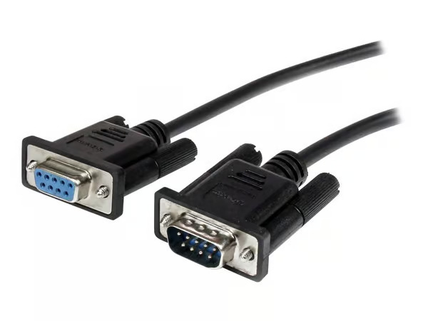 StarTech.com 2m Black Straight Through DB9 RS232 Serial Cable - M/F – kuva 4/5