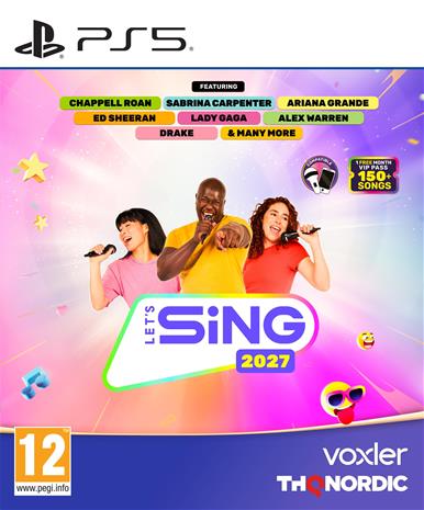 Let's Sing 2027, PS5 -peli