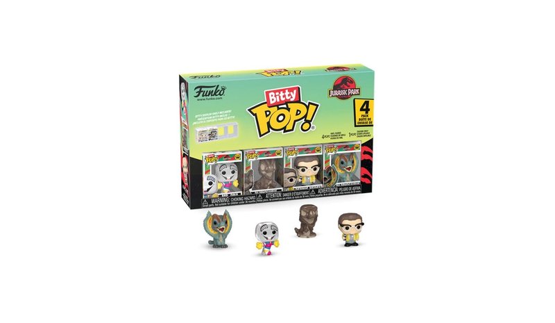 Funko Bitty Pop!: Jurassic Park - Mr. Dna, 4-pack FIGU – kuva 1/1