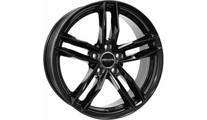 Monaco RR8M Gloss Black 8x18 5/112 ET35 B66.5 – kuva 1/3