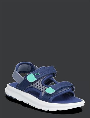 Puma Evolve Sandaalit, Blue/Vibrant Green, 33