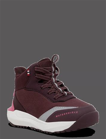 Viking QuickGo Mid Vedenpitävät Lenkkarit, Plum, 34