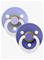 BIBS - Pacifier Colour 2 PACK - Hush GLOW/Grape GLOW - Size 3 – kuva 2