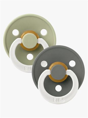 BIBS - Pacifier Colour 2 PACK - Sage GLOW/Pine GLOW - Size 1 – kuva 3/3