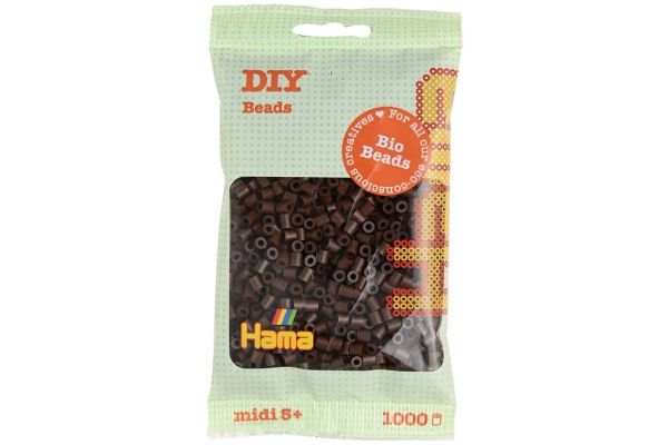 Hama - Iron-on Beads - Brown (012) 1000 pcs. – kuva 2/2