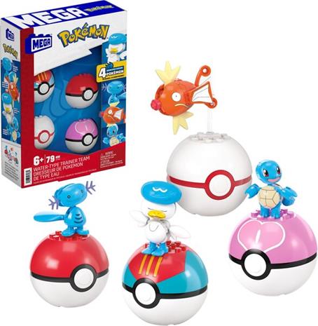Pokemon: Mega Construction -Water-type Trainer Team Building Kit GADGET