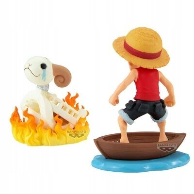 ONE PIECE - COLLECTABLE FIGURE - MONKEY.D.LUFFY & GOING MERRY