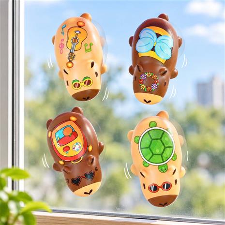Capybara Window Crawler 7,5 cm squishy fidget