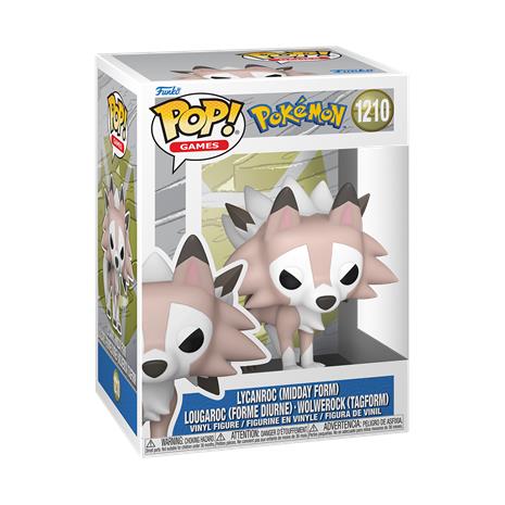 Funko Pop! Games: Pokemon - Lycanroc Midday Form FIGU