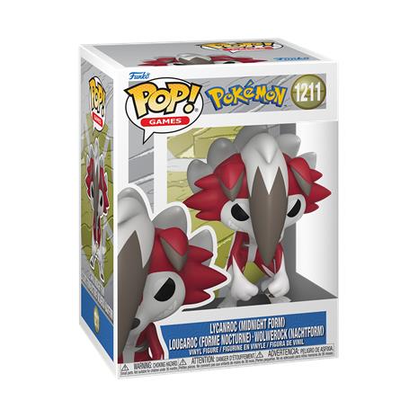 Funko Pop! Games: Pokemon - Lycanroc Midnight Form FIGU – kuva 2/3