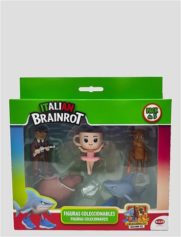 Italian Brainrot 5cm figuurisetti