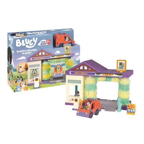 Bluey Car Wash Playset