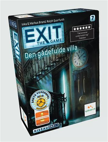 Lautapelit - EXIT: arvoituksellinen huvila - festspil (DA)