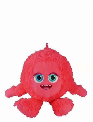 Fuzzy Monster Lekboll 30 cm Rosa