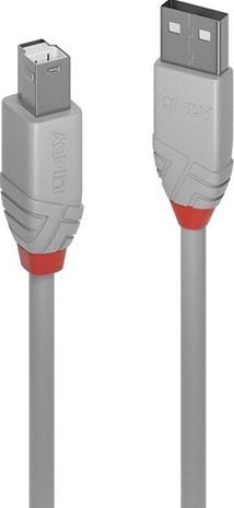 Lindy Anthra Line - USB cable - USB to USB Type B - 1 m