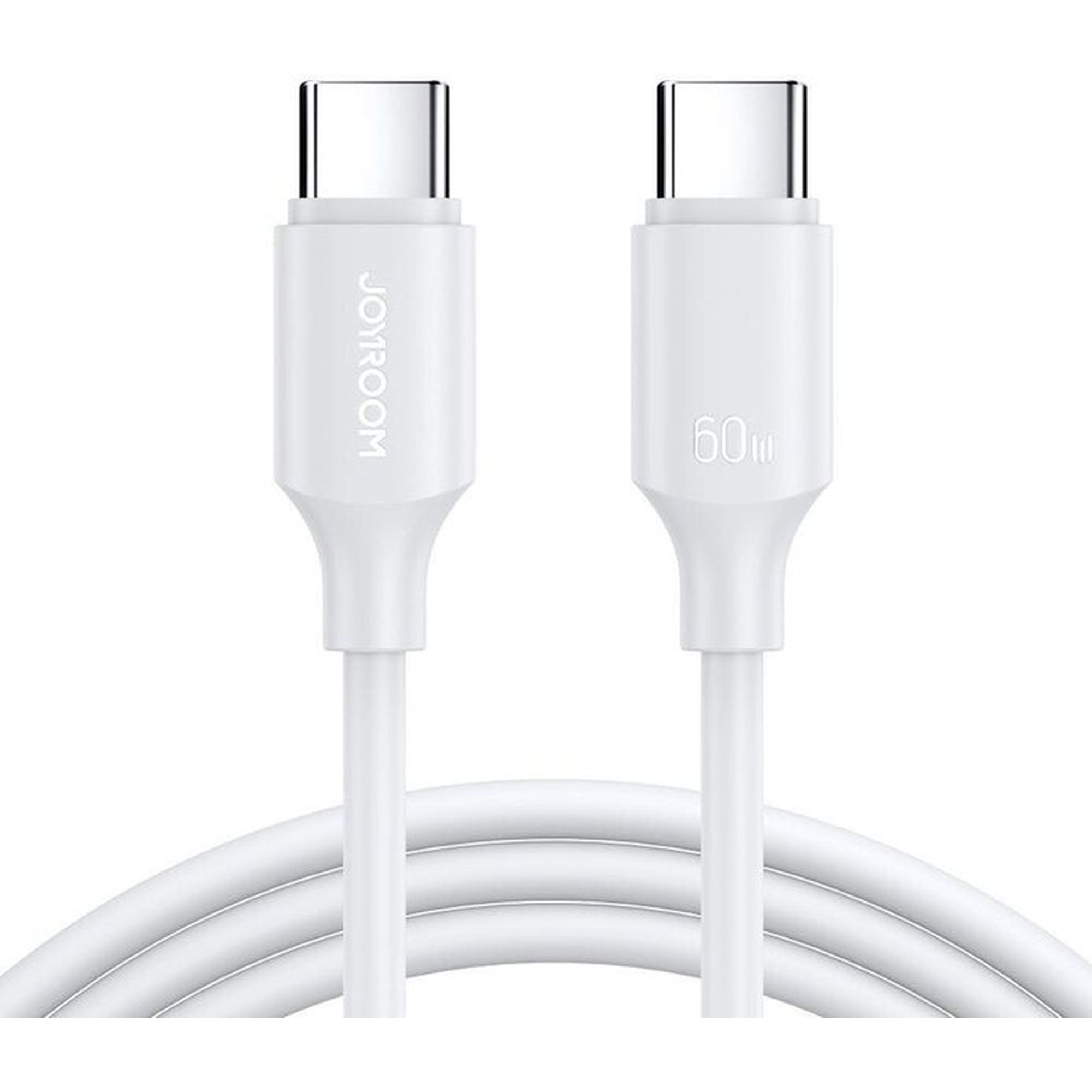 Joyroom Kaapeli S-A14 USB-C - USB-C 60W 1,2 m valkoinen