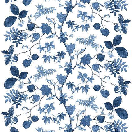 Arvidssons Textil Liv kangas Sininen