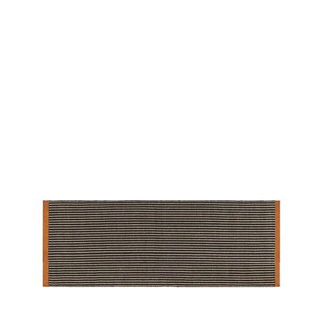 Tom Dixon Line matto Musta 70x250 cm